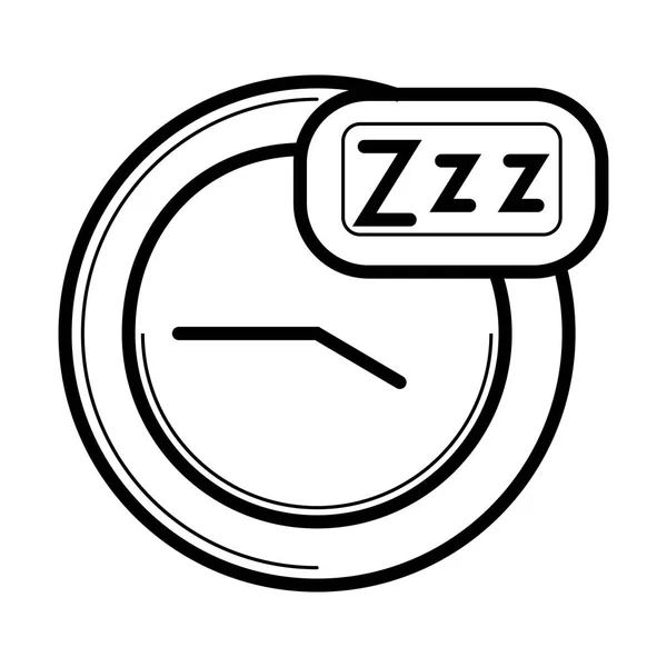 Sleep Time Icon Illustration — Stock Vector