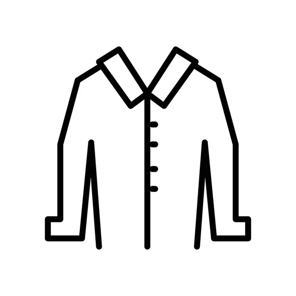Camisa Ícone Ilustração Vetorial — Vetor de Stock
