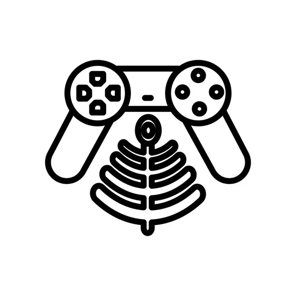 単純なベクトル Xbox ゲームパッド アイコン — ストックベクタ