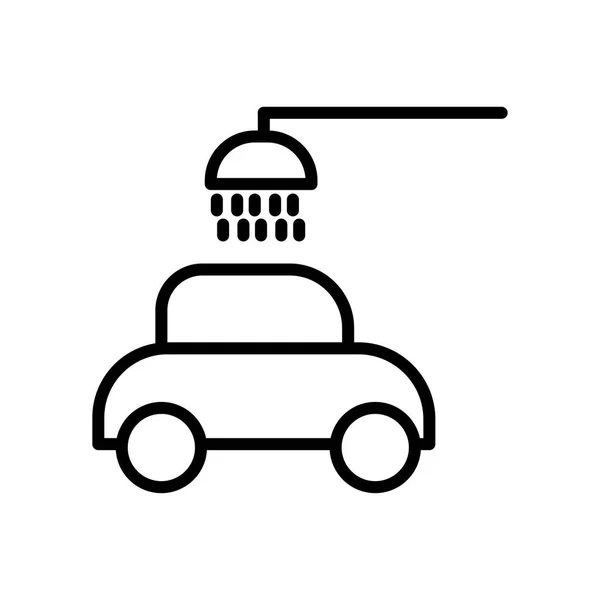 Car Wash Vector Icon — Stock Vector