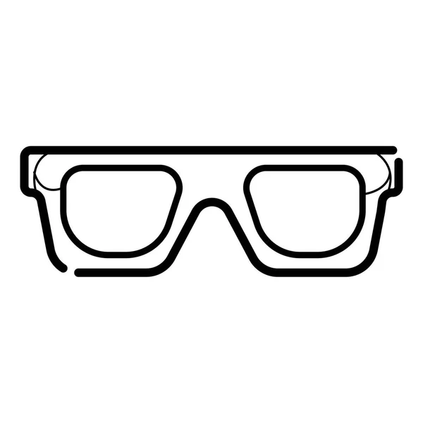 Zonnebril Eye Frames Vector Pictogram — Stockvector