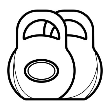 Ağırlık simge vektör çizim tasarım elemen