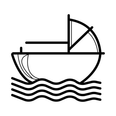 Bebek beşik yatak simgesi