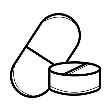 hap ikonu vektör illüstrasyonu