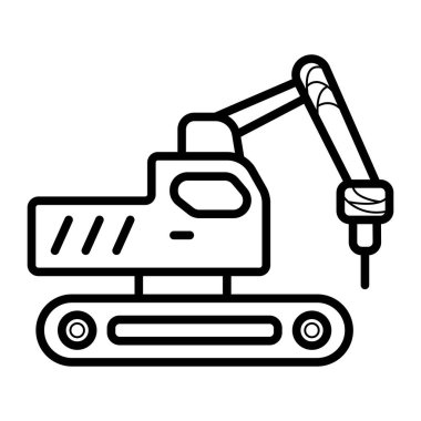 Ekskavatör, yükleyici, oto, Araba, kutsal kişilerin resmi, vektör