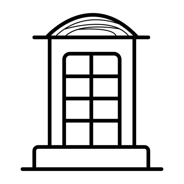 Лондон Телефон Значок Ілюстрація — стоковий вектор