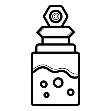 Sihirli iksir vektör simgesi