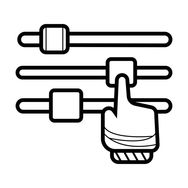 Ilustração Vetor Ícone Deslizante —  Vetores de Stock