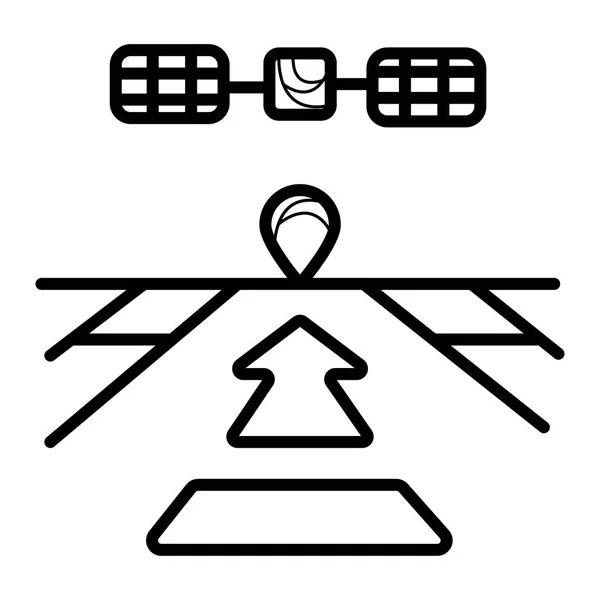 Navigationssymbol Vektor Illustration — Stockvektor