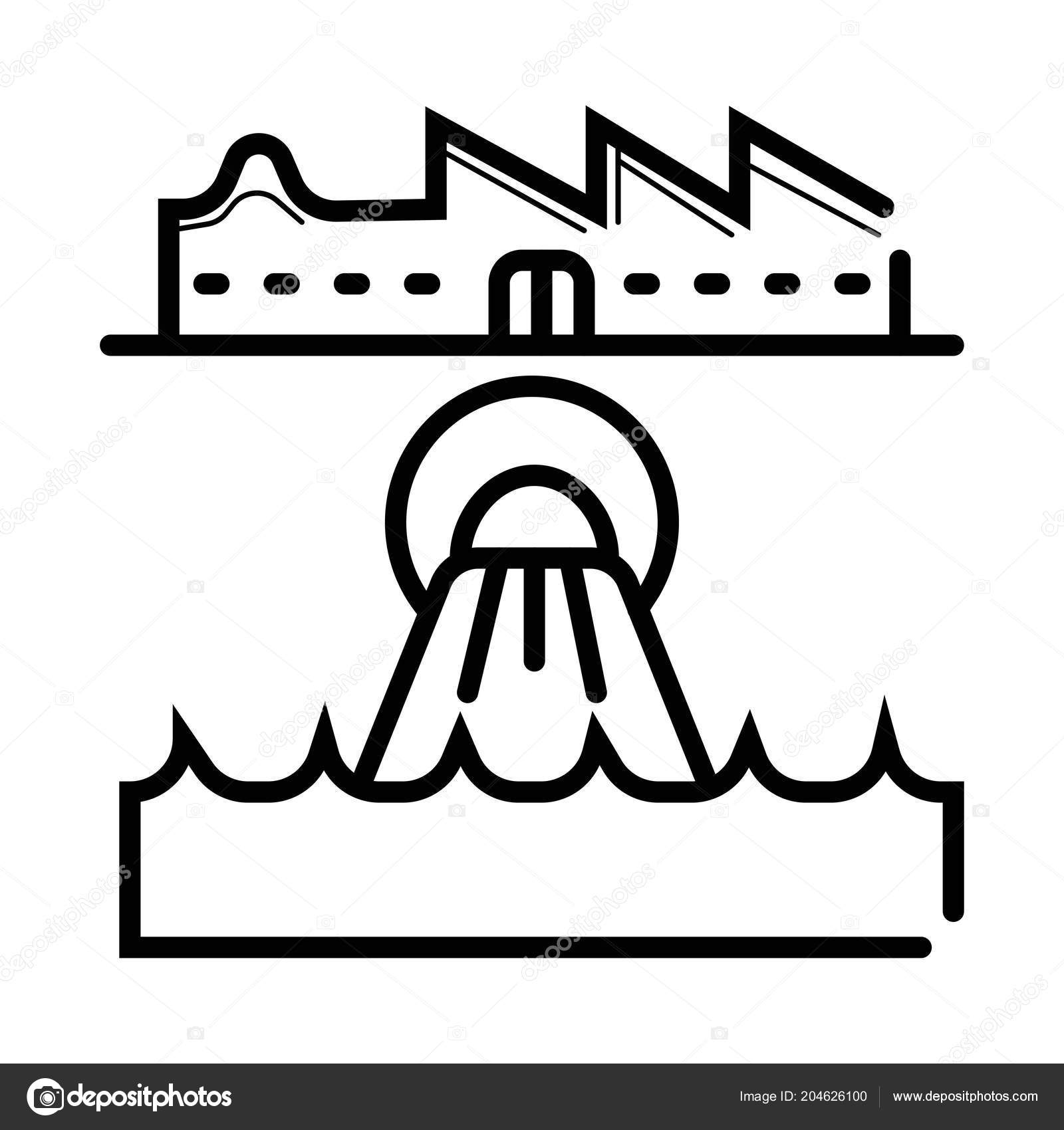 Wastewater Icon Vector Illustration Stock Vector Image by ©secon 204626100