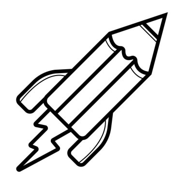 Yukarı simgesi başlatın. Başlangıç iş roket