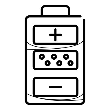 pil vektör illüstrasyonu