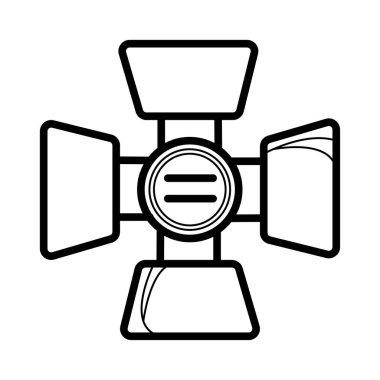 Spot simgesi. ışık photocamera için