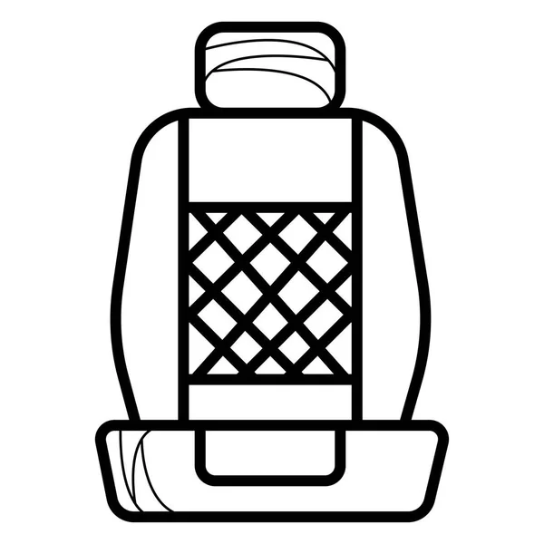 Autositz Symbol Illustration — Stockvektor