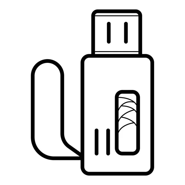 Usb Flash Drive Vektor Symbol — Stockvektor