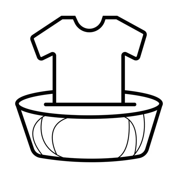 Laundry Icon Vector Illustration — Stock Vector
