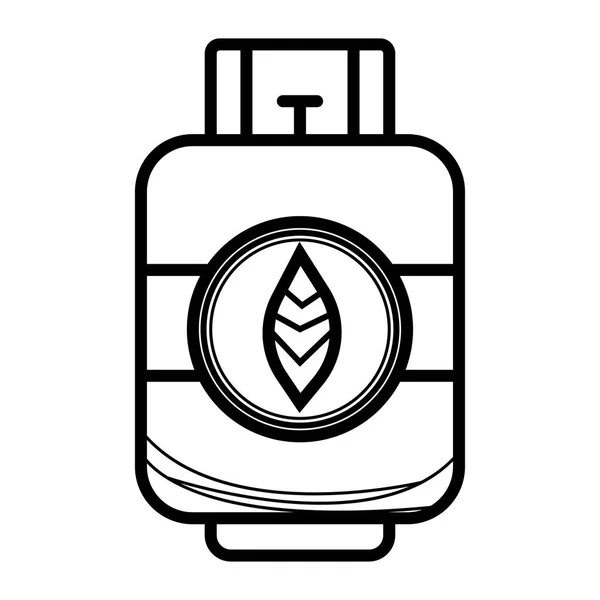 Camping Icono Botella Gas — Vector de stock