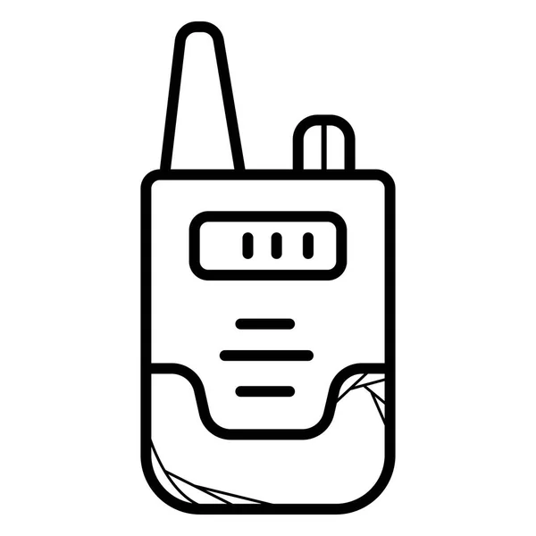 Walkie Talkie Icon Vektor — Stockvektor