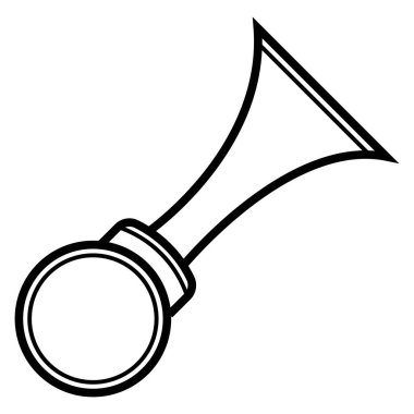 Boynuz simge vektör çizim