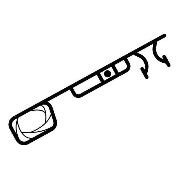 Google Glasses Icon Illustration — Stock Vector