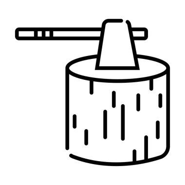 Ahşap simge tasarlamak ax