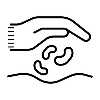 Tohum simgesi dikim eller