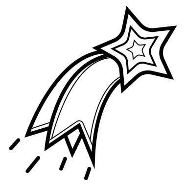 Kayan yıldız simge tasarlamak