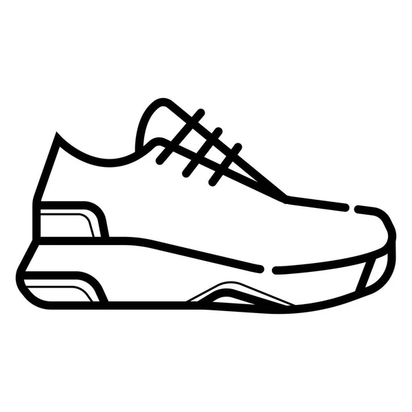 Running Shoe Icon Ilustração — Vetor de Stock