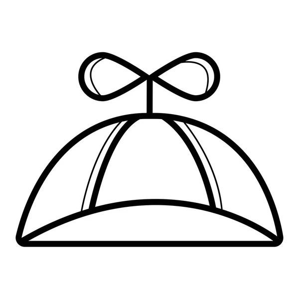 çocuk şapka vektör çizim