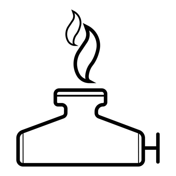 Illustration Bunsen Burner Icon — Image vectorielle