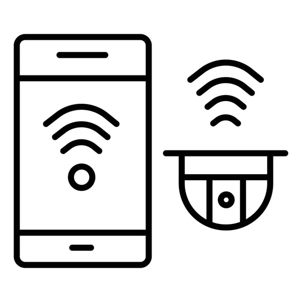 Cctv Kamera Ikone Illustration — Stockvektor