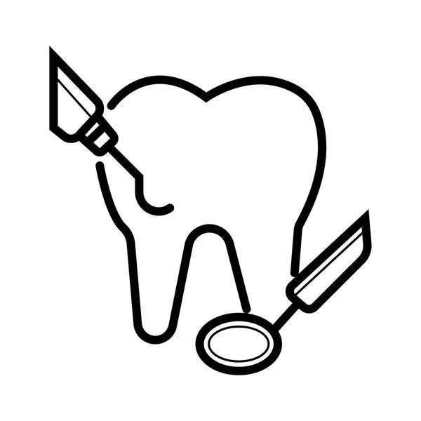 Ilustração Ícone Vetor Dentista — Vetor de Stock