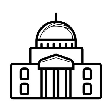 Beyaz Saray basit simgesi