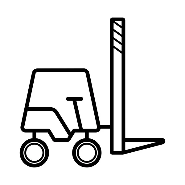 Forklift Truck Icon Illustrator Vector — Stock Vector