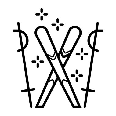 Kayak simgesi. Kayak vektör. Kayak Illustrator