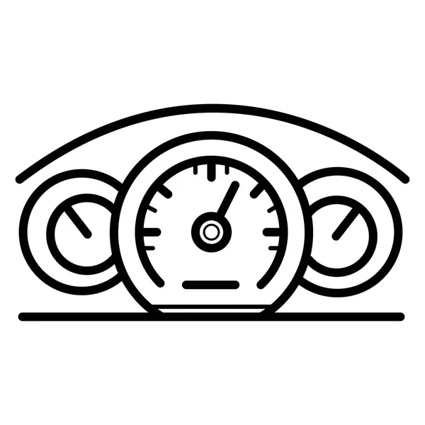 Hız göstergesi simgesi. vektör illüstrasyonu
