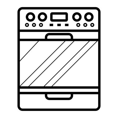 Soba simgesi. Vektör çizim