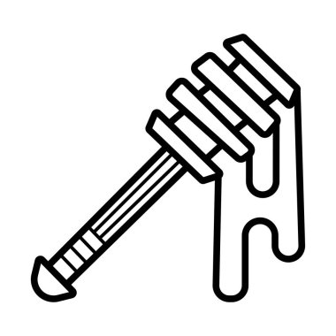 Tatlım simgesi. Vektör çizim