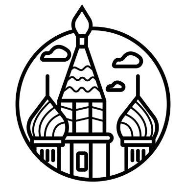 Moskova Kremlin bina simgesini