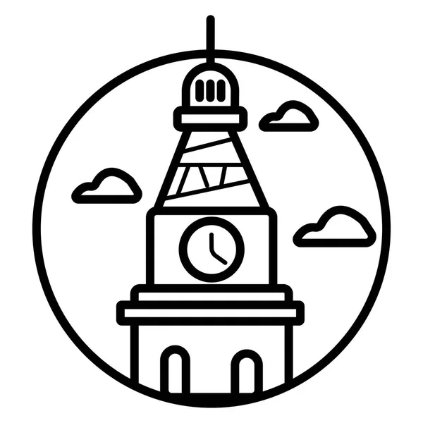 Hand Drawn Sketch Abraj Bait Towers Mecca Saudi Arabia Vector Royalty Free Stock Illustrations