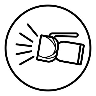 Fener kutsal kişilerin resmi, vektör çizim