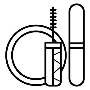 Maskara Makyaj Sanatçı simge için