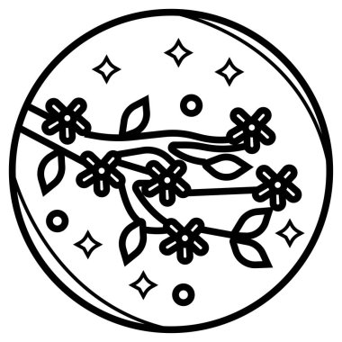 Kiraz çiçeği çiçek simgesi