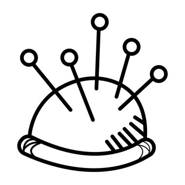 PIN yastık vektör simgesi