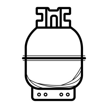 Kamp gaz şişesi simgesi