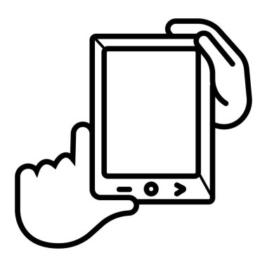 farklı aygıtlar tabletler ve akıllı telefonlar simge vektör kontrol