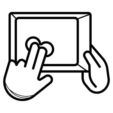 farklı aygıtlar tabletler ve akıllı telefonlar simge vektör kontrol