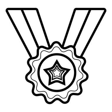 madalya kutsal kişilerin resmi, vektör çizim