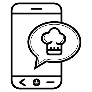 Yemek siparişi satırı afişler. Profesyonel şefler, pişirme işlemi