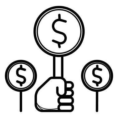 Açık artırma toplantı ve kürekler numarası ve teklif yazıtlı holding eller